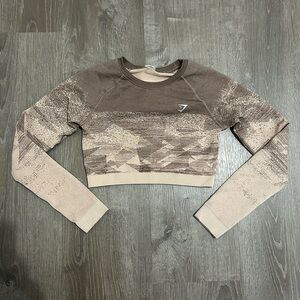 Gymshark long sleeve crop top
